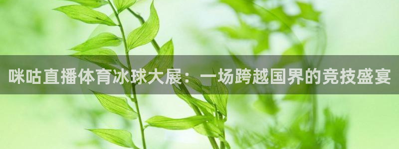 火凤斗球直播体育：咪咕直播体育冰球大展：一场跨越国界的竞技盛宴
